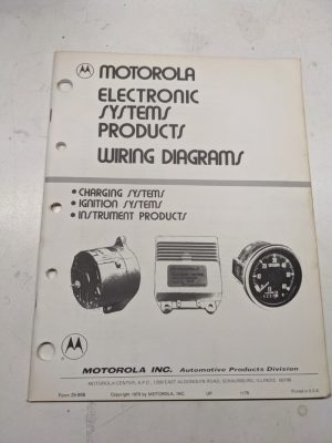 Motorola Electronic Systems Products Wiring Diagrams 1979 25-98B