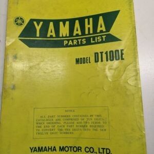 Original Yamaha Oem Parts List Book Model Dt100E 1977 2F5-28198-60 Manual