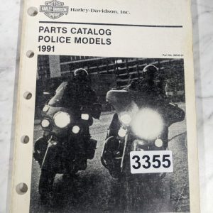 Harley Davidson Motorcycle Parts List Manual Catalog Police Model 1991 99545-91