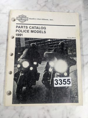 Harley Davidson Motorcycle Parts List Manual Catalog Police Model 1991 99545-91