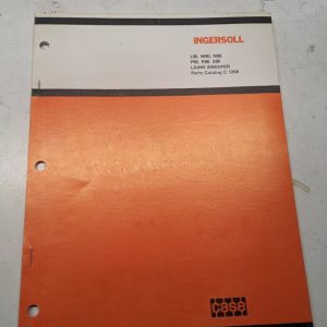 Ingersoll Case Tractor Lawn Sweeper L M N P R S 90 Maintenance Operators Manual