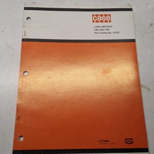 J I Case Lawn Sweeper H K 90 Tractor Operators Maintenance Manual A1321