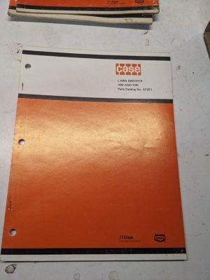 J I Case Lawn H K 90 A1321 Sweeper Tractor Operators Maintenance Manual