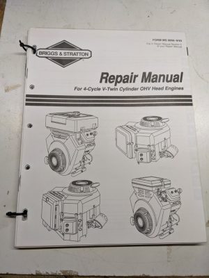 Briggs & Stratton Repair Service Manual Engine Overhaul 4 Cycle Twin Ohv 1993