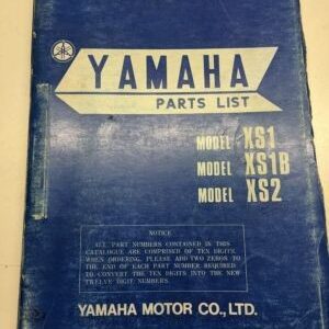 Yamaha Xs1 Xs1B Xs2 Parts List Manual Book Catalog 1971 Models Oem