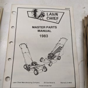 Lawn Chief Parts Catalog List Manual Book Master 1983 Mowers Lawn Equipment