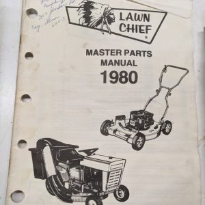 Lawn Chief Parts Catalog List Manual Book Master 1980 Mowers Lawn Equipment