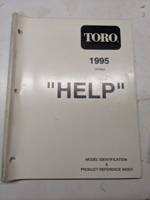 Toro 1995 Spring “Help” Model Identification Production Reference Index Manual