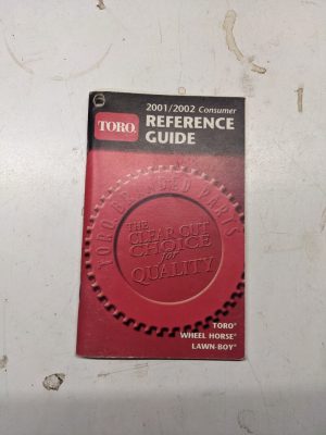 Toro Reference Guide 2001 2002 Consumer Wheel Horse Lawn Boy