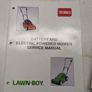 Toro Lawn Boy Battery Electric Powered Mower Service Manual 1999 10101 20649