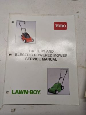 Toro Lawn Boy Battery Electric Powered Mower Service Manual 1999 10101 20649