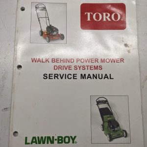 Toro Lawn Boy Power Mower Drive Systems Service Manual 2001 Transmission Repair