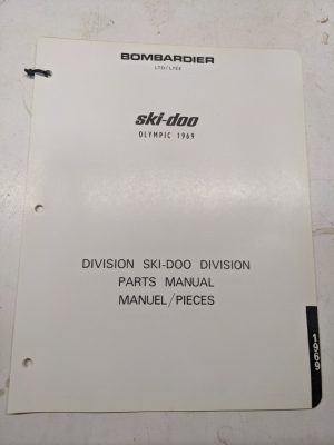 Ski-Doo Bombardier Snowmobile Parts List Manual Catalog 1969 Section Olympic