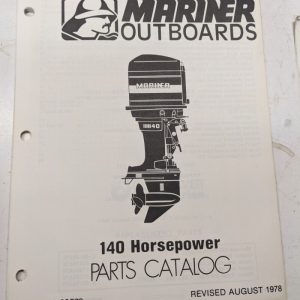 Mariner Outboard Boat Motor Parts List Book Catalog Manual 140 Hp 1978 83876
