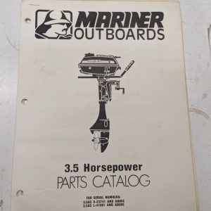 Mariner Outboard Boat Motor Parts List Book Catalog Manual 3.5 Hp 1978 84388
