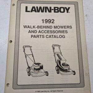 Lawn-Boy 1992 Walk Behind Mower & Accessories Parts Catalog List Book Manual