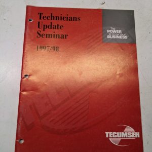 Tecumseh Engine Service Technicians Update Seminar Book Manual 1997 1998