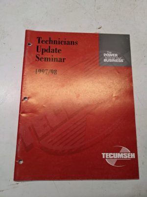Tecumseh Engine Service Technicians Update Seminar Book Manual 1997 1998