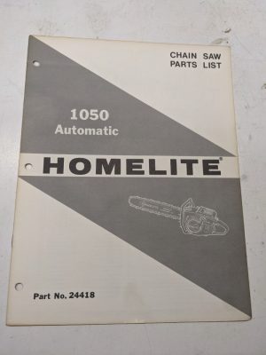Homelite Parts List Book Catalog Manual Chain Saws 1050 Automatic 24418