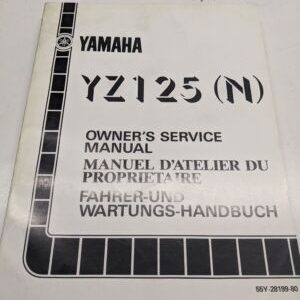 Original Yamaha Oem Owner Service Manual Shop Book Yz125(N) 1984 55Y-28199-80