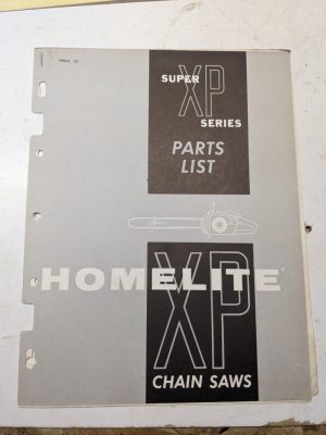 Homelite Illustrated Parts Catalog Manual List Book Chain Saws Super Xp 24084