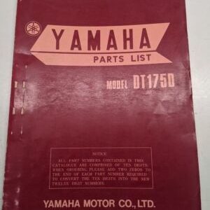Original Dt175D Yamaha Oem Parts List Book Model 1976 559-28198-61 Manual