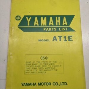 Original Yamaha Oem Parts List Book Model At1E 1968 First Edition Manual