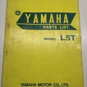 Original Yamaha Oem Parts List Book Model L5T 1968 First Edition