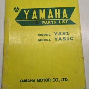 Original Yamaha Oem Parts List Book Model Yas1 Yas1C 1968 First Edition