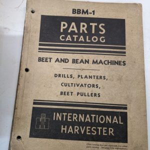 International Harvester Ih Beet & Bean Machines Bbm-1 1946 Drills Planters Etc