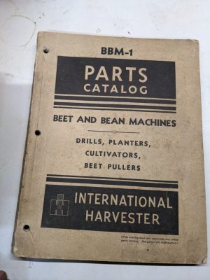 International Harvester Ih Beet & Bean Machines Bbm-1 1946 Drills Planters Etc