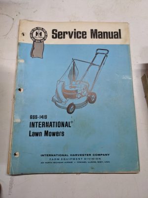 International Harvester Ih Gss-1419 L Awn Mowers 1971 Gss-1419 Service Manual