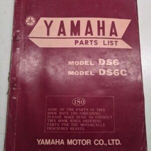 Original Yamaha Oem Parts List Manual Model Ds6 Ds6C 1969 First Edition