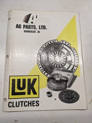 Ag Parts Ltd Luk Clutches 1998 Applications Instructions Part List Catalog Sales
