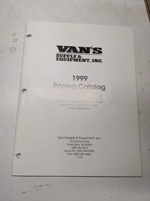 Vans Supply & Equipment Inc 1999 Pricing Catalog Dealer Book Brochure Lawn Mower