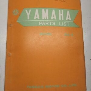 Original Yamaha Oem Parts List Book Model G6-S 1969 First Edition Manual
