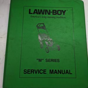 Lawn Boy Service Repair Manual Shop Book M Series Lawn Mower 492-0420 1990