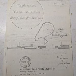 Waterbury Farrel Toggle Headers Sales Brochure Catalog Copy