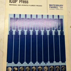 Waterbury Farrel Icop Press Sales Brochure Catalog Features Specs Machine Tool