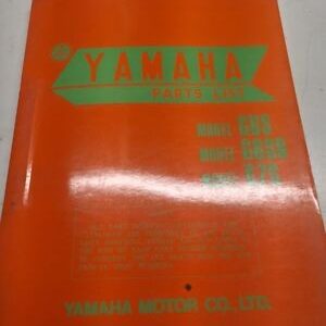 Original Yamaha Oem Parts List Book Model G6S G6Sb G7S 1971 232-60 Manual