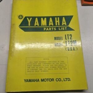 Original Yamaha Oem Parts List Book Model Lt2 Lt2M Usa 1971 305-60 Manual