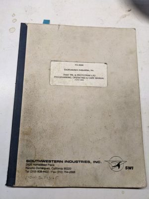 Swi Trak Trl Prototrak Lx2 Programming Operating Care Manual Cnc Machine