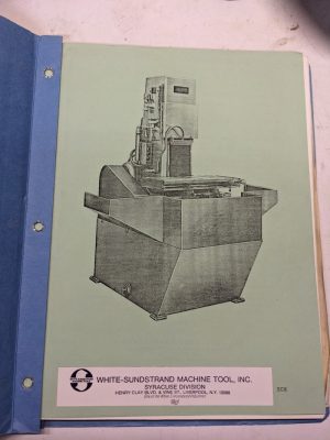 Sundstrand Engelberg Instruction Operation Manual Bg8 Ft9 Mt Maintenance