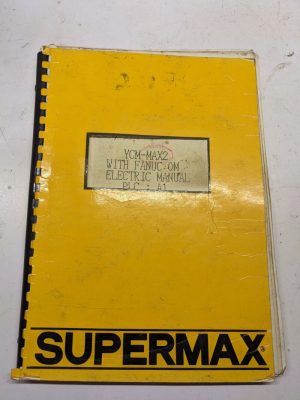 Yeong Chin Electric Service Repair Manual Ycm-Max2 Fanuc Om Cnc Supermax