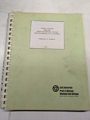 Pratt & Whitney Parts List Book Catalog Manual Viking Mhp Teammate Cnc I 1978