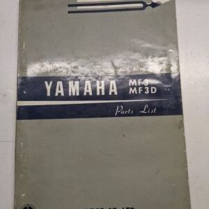 Original Yamaha Oem Parts List Book Model Mf3 Mf3D 1965 First Edition Manual
