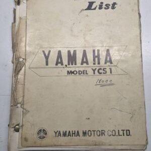Yamaha Oem Parts List Book Mod El Ycs1 180Cc 1967 First Edition Manual Original