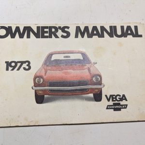 1973 Chevrolet Vega Owner'S Manual Operators Hand Book Maintenance