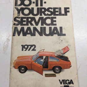 1971 Chevrolet Vega Do It Yourself Service Manual Operators Book Maintenance