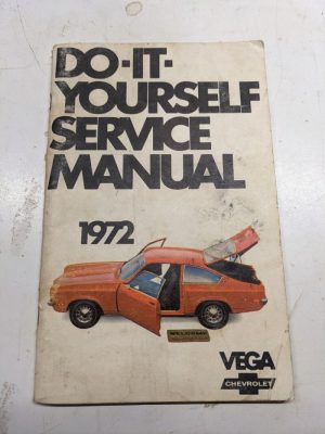 1971 Chevrolet Vega Do It Yourself Service Manual Operators Book Maintenance